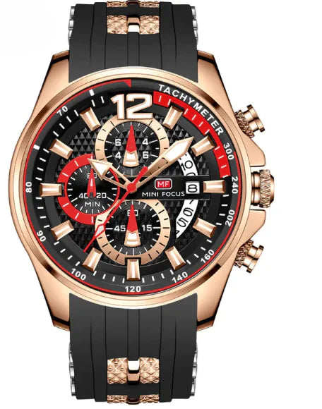 Luminous Large Dial Waterproof Watch