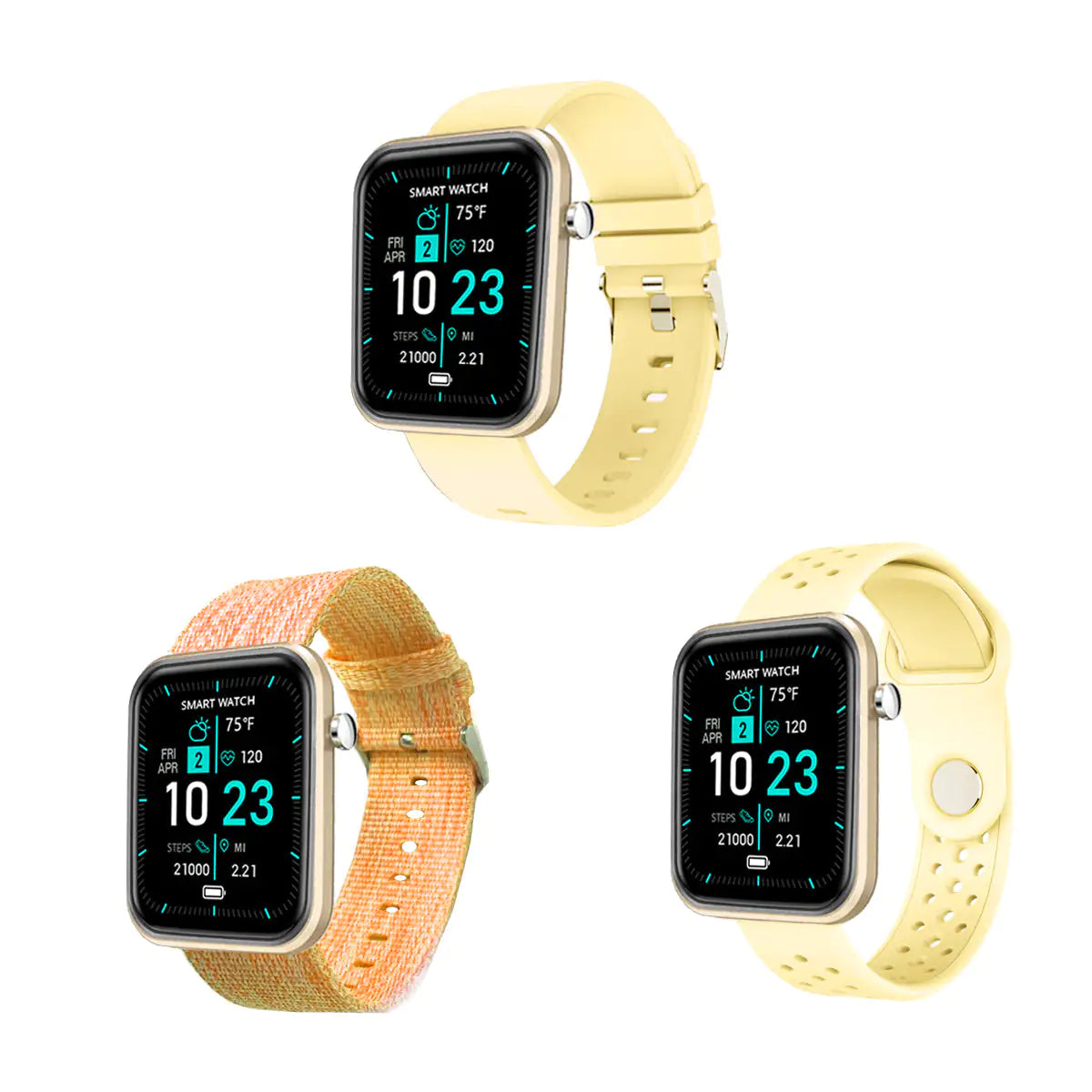 TrioBands Smartwatch: Wellness & Activity Hub