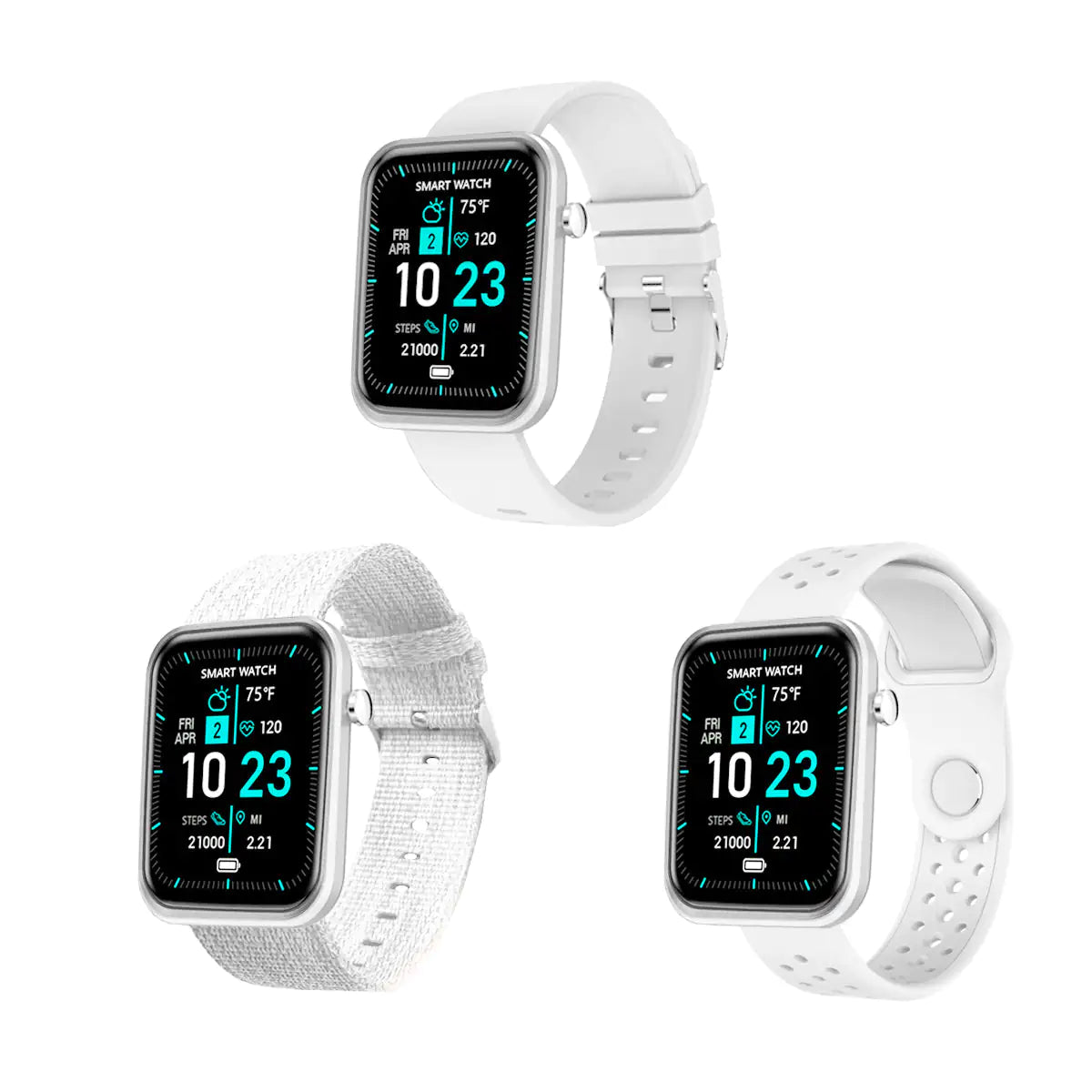 TrioBands Smartwatch: Wellness & Activity Hub