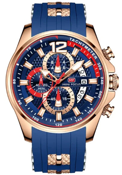 Luminous Large Dial Waterproof Watch