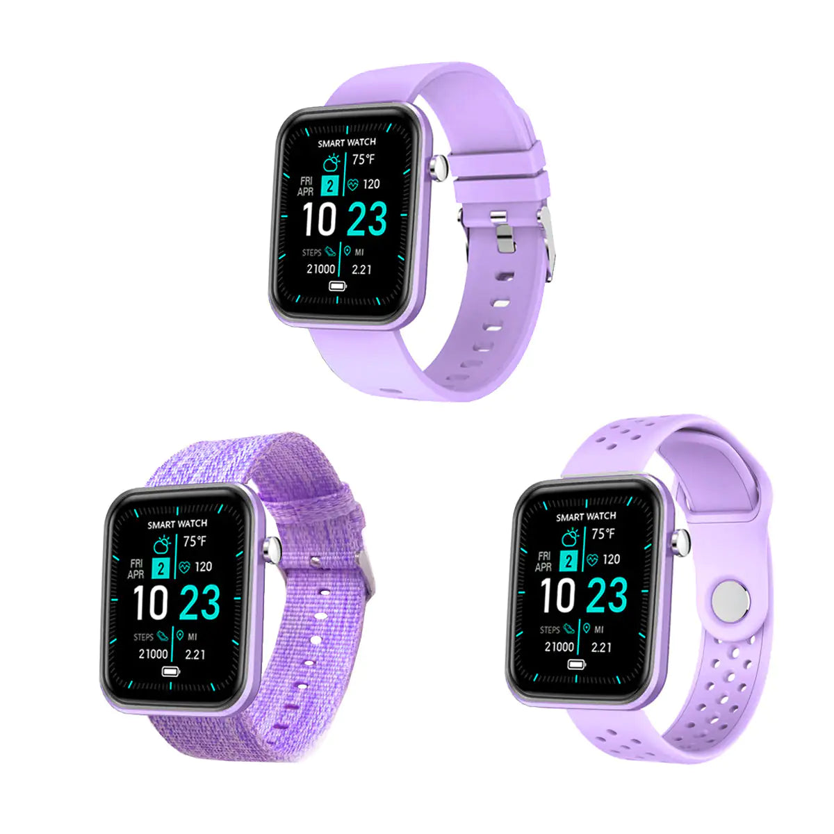 TrioBands Smartwatch: Wellness & Activity Hub